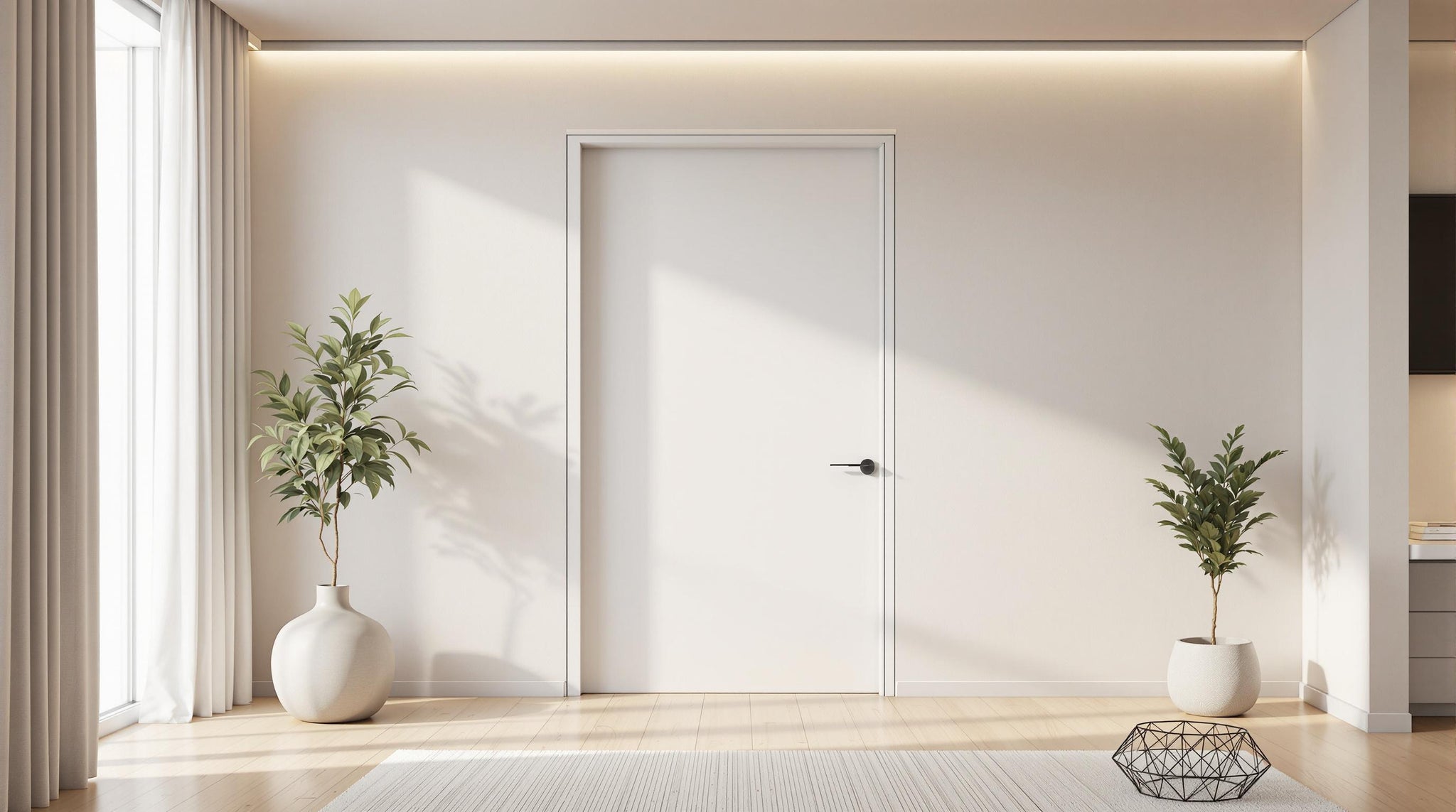 Magnetic Door Hardware for Minimalist Interiors